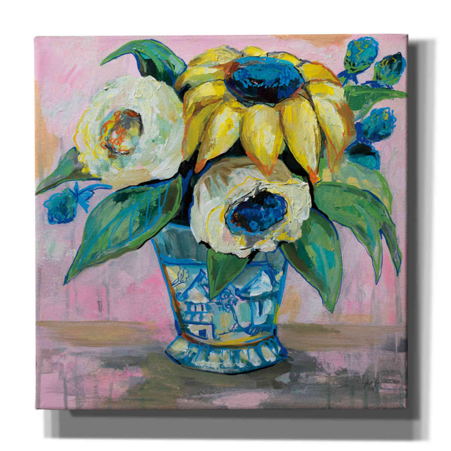 'Ginger Jar II' by Jeanette Vertentes, Canvas Wall Art
