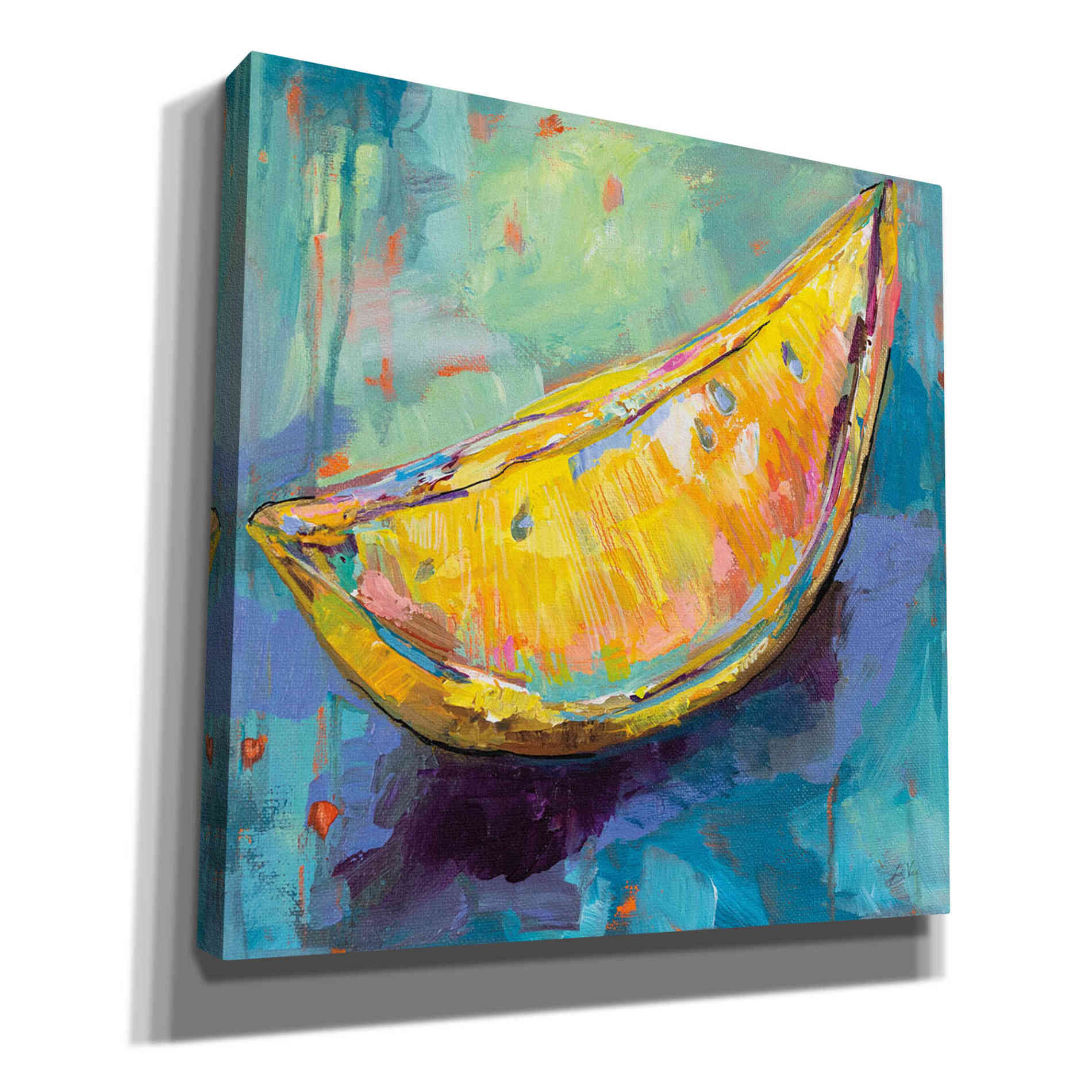 'Lemon Wedge' by Jeanette Vertentes, Canvas Wall Art