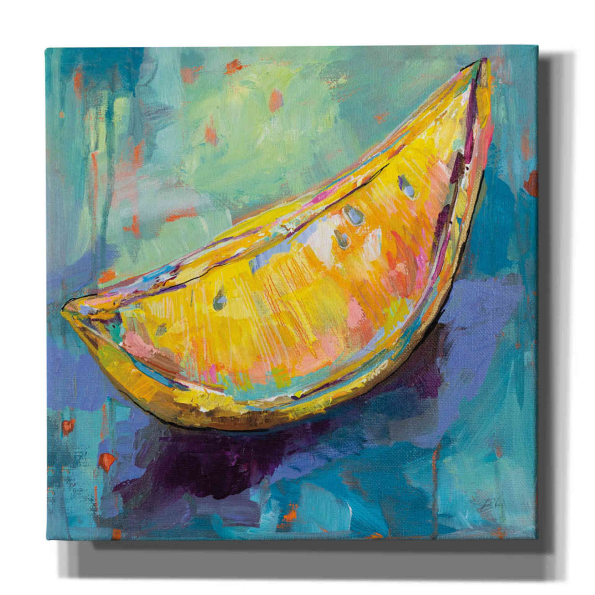 'Lemon Wedge' by Jeanette Vertentes, Canvas Wall Art