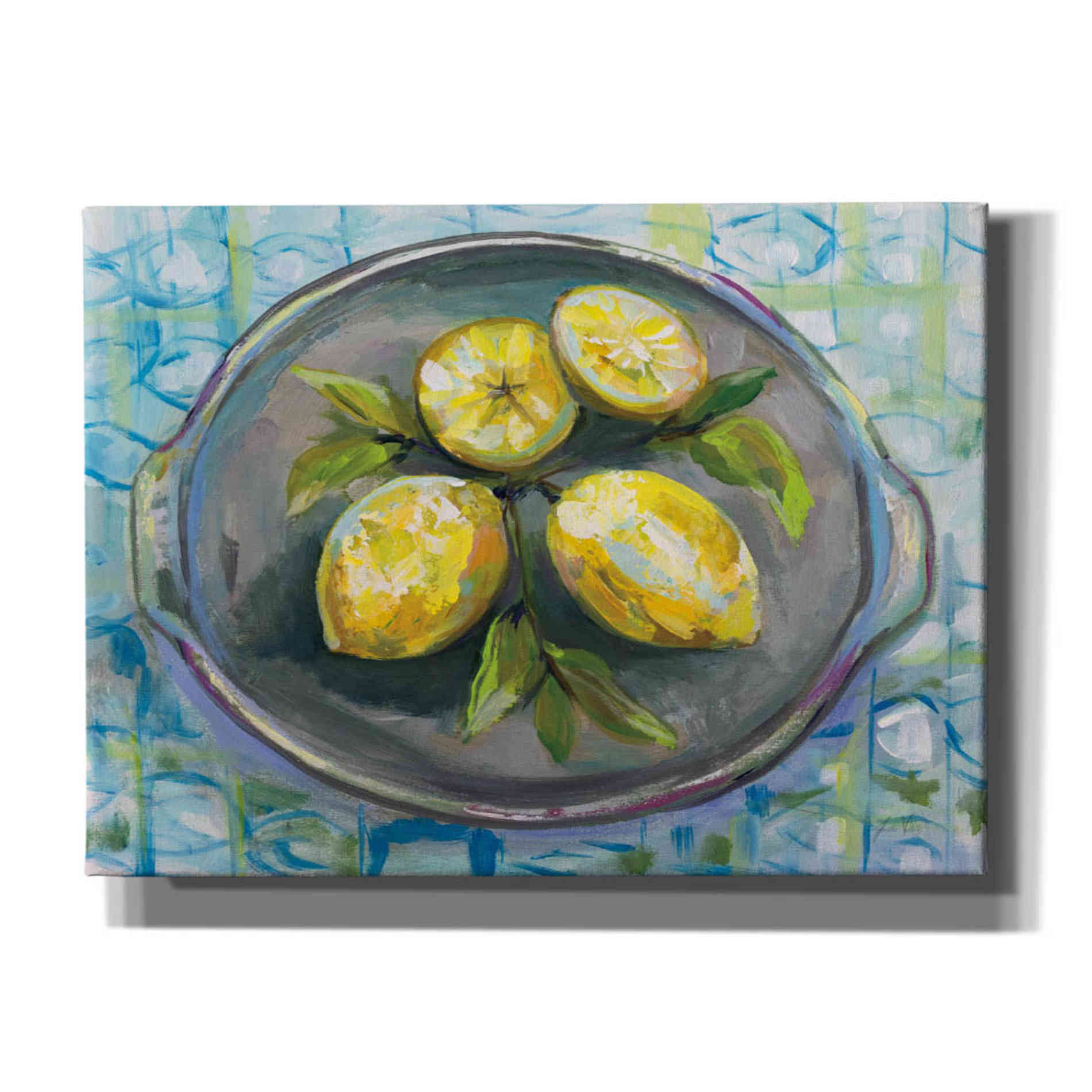 'Lemons' by Jeanette Vertentes, Canvas Wall Art