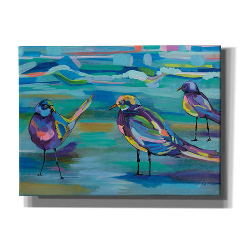 Image of 'Indigo Gulls' by Jeanette Vertentes, Canvas Wall Art