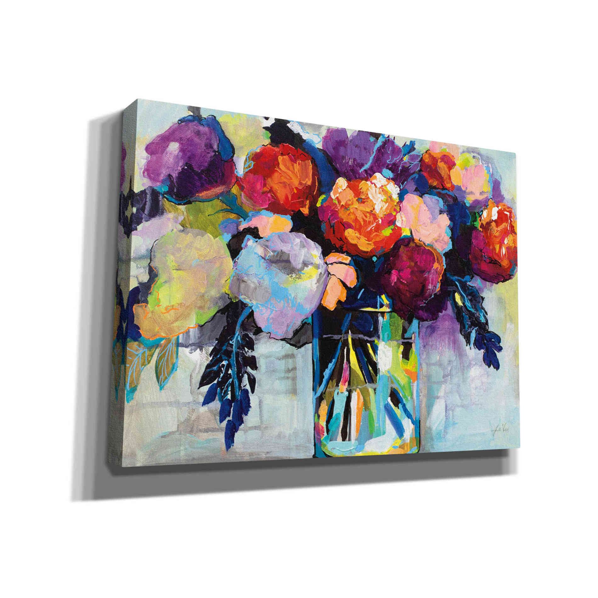 'Birthday Celebration' by Jeanette Vertentes, Canvas Wall Art