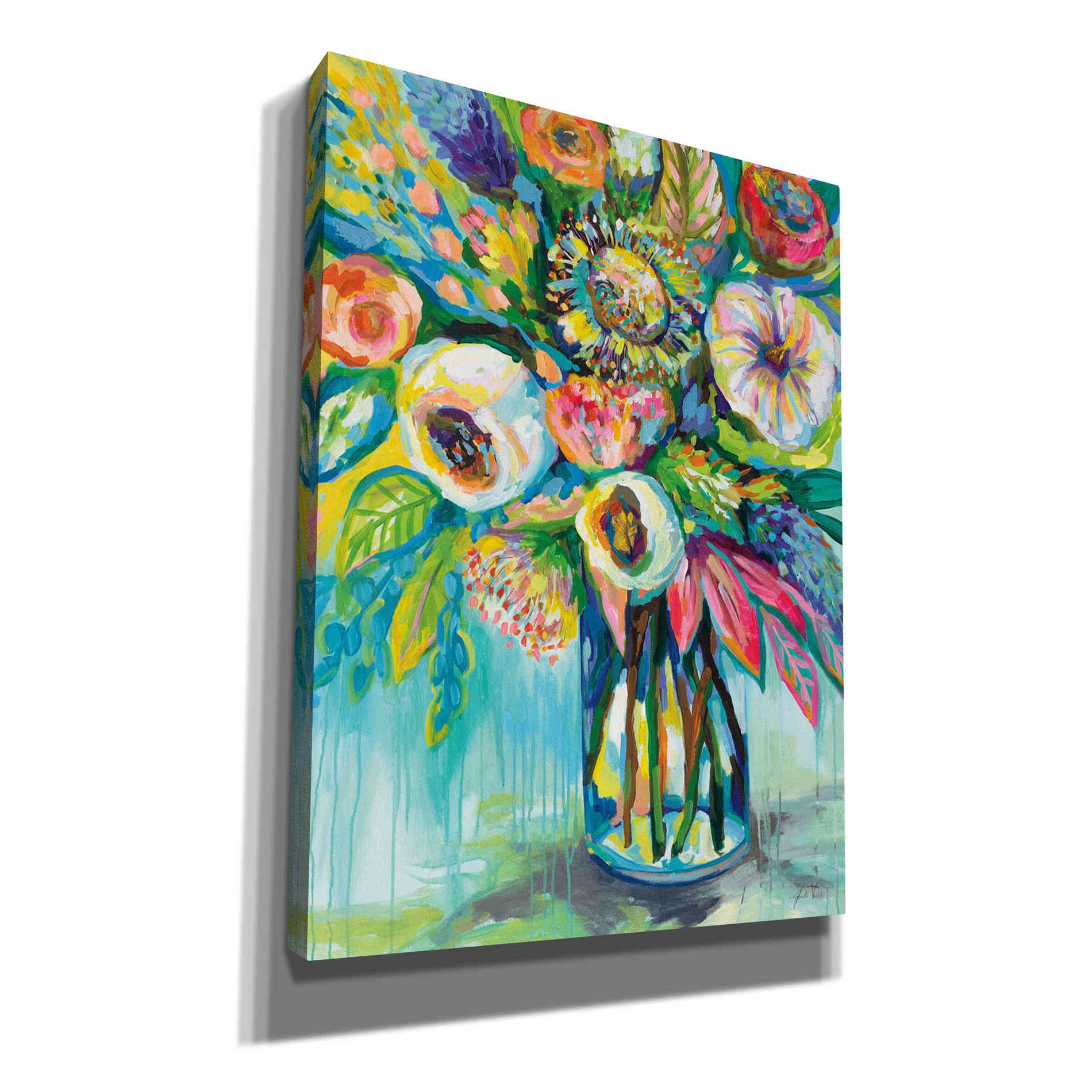 'Color Burst' by Jeanette Vertentes, Canvas Wall Art