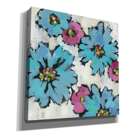 Image of 'Graphic Pink and Blue Floral III' by Silvia Vassileva, Canvas Wall Art