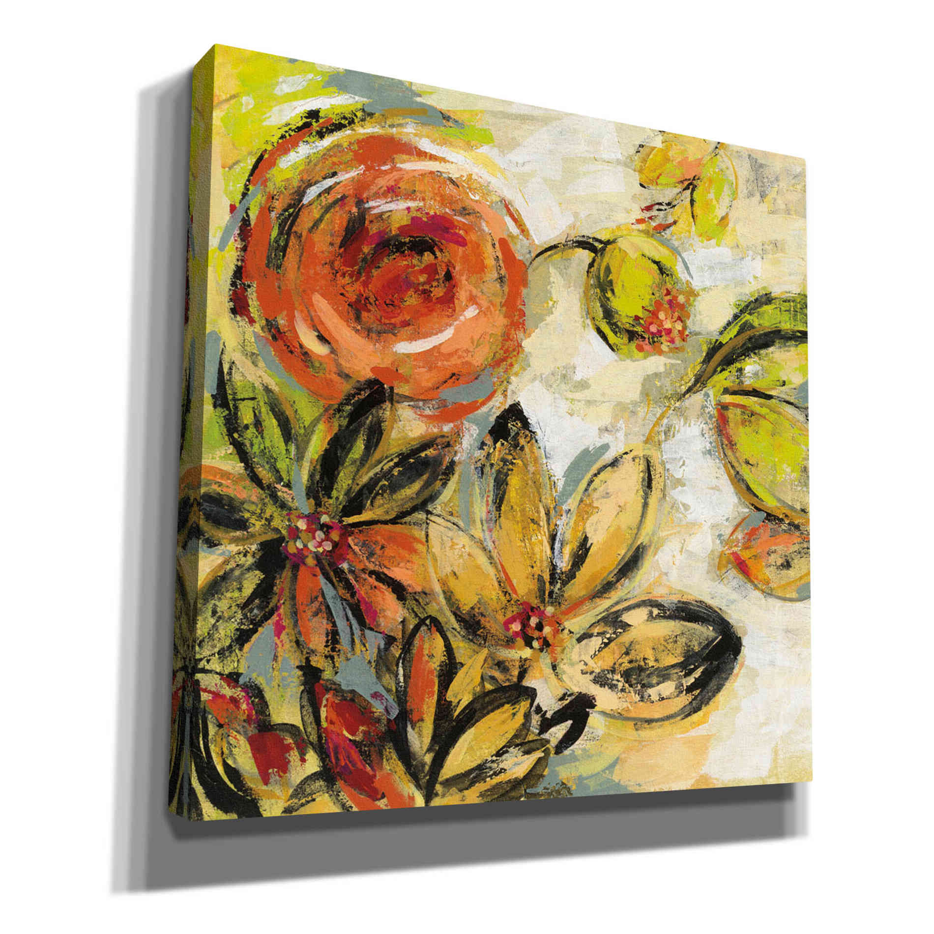 'Floral Joy' by Silvia Vassileva, Canvas Wall Art
