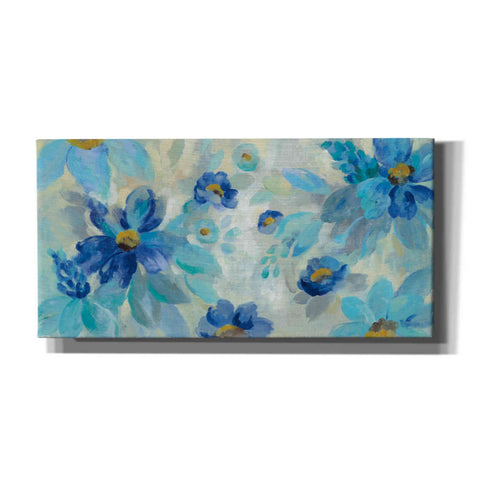 Image of 'Blue Flowers Whisper I' by Silvia Vassileva, Canvas Wall Art