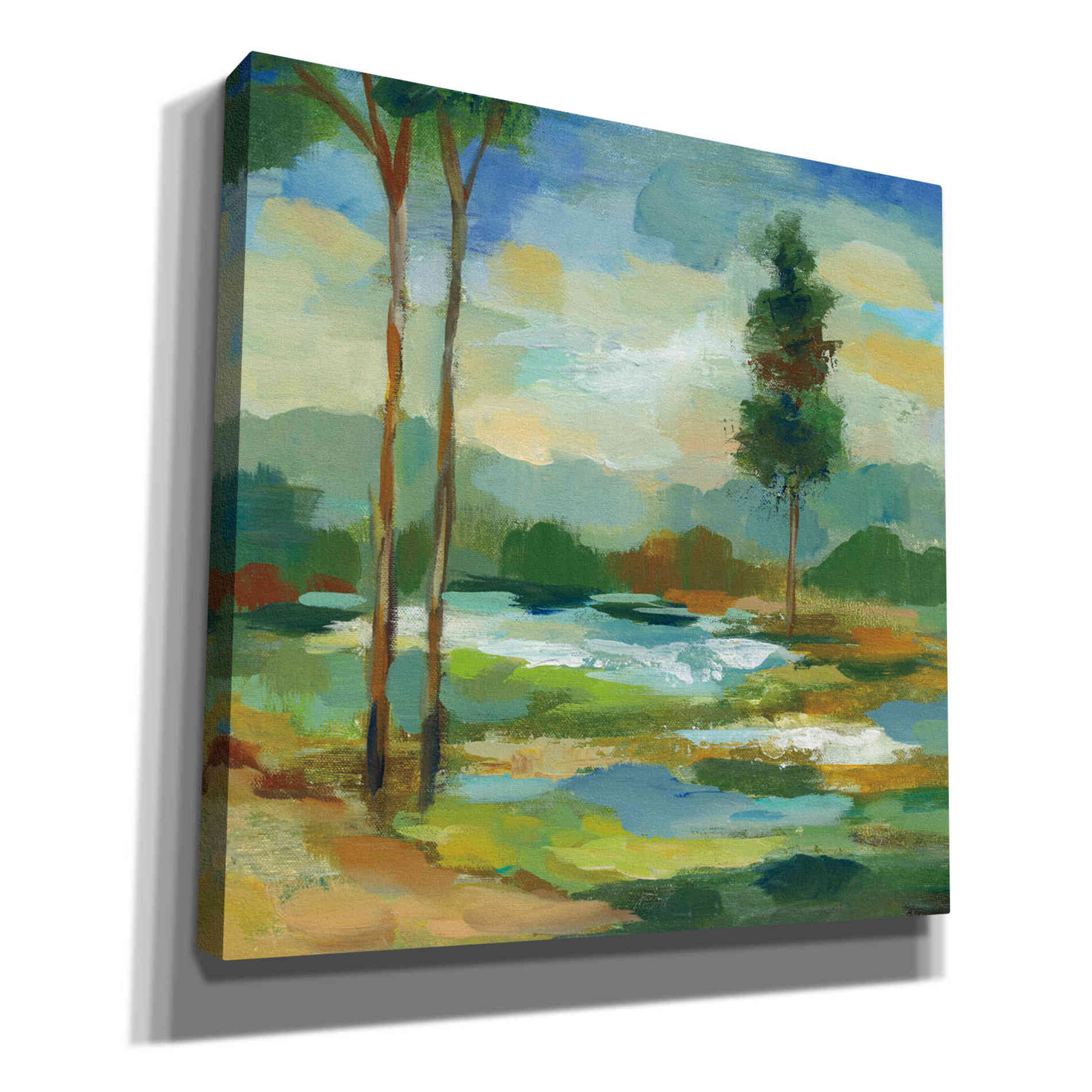 'Early Spring Landscape I' by Silvia Vassileva, Canvas Wall Art