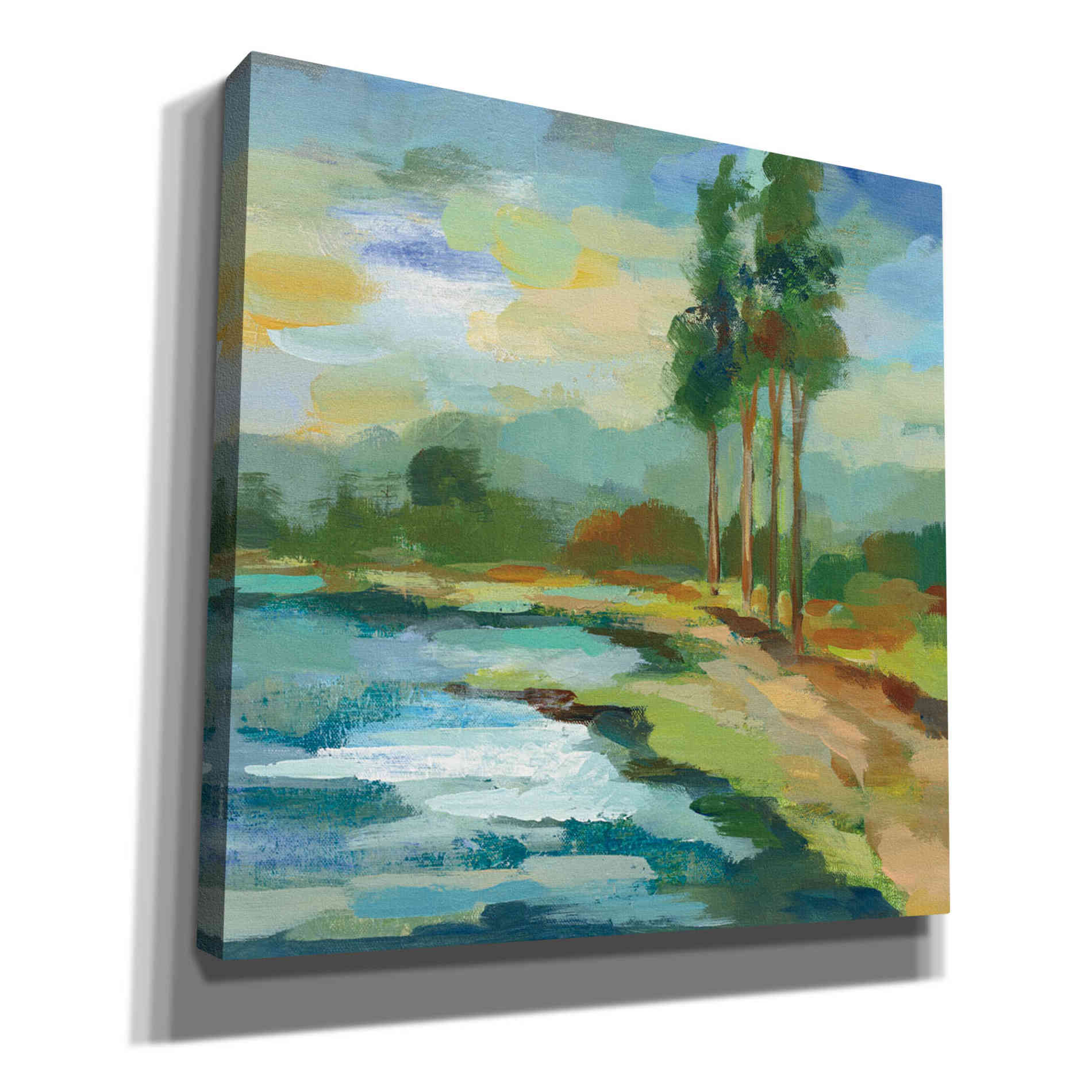 'Early Spring Landscape II' by Silvia Vassileva, Canvas Wall Art