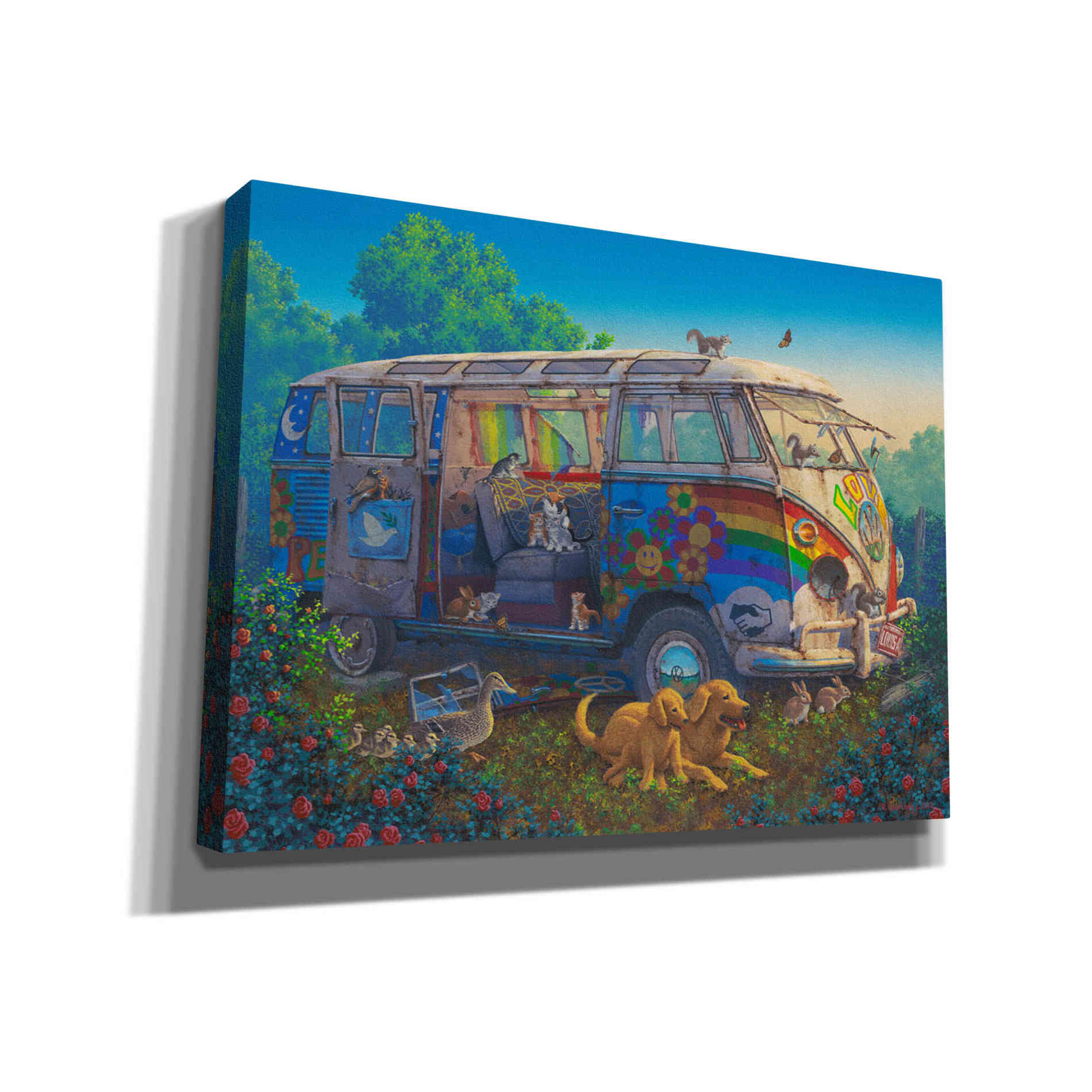 'What A Wonderful World' by Richard Courtney, Canvas Wall Art