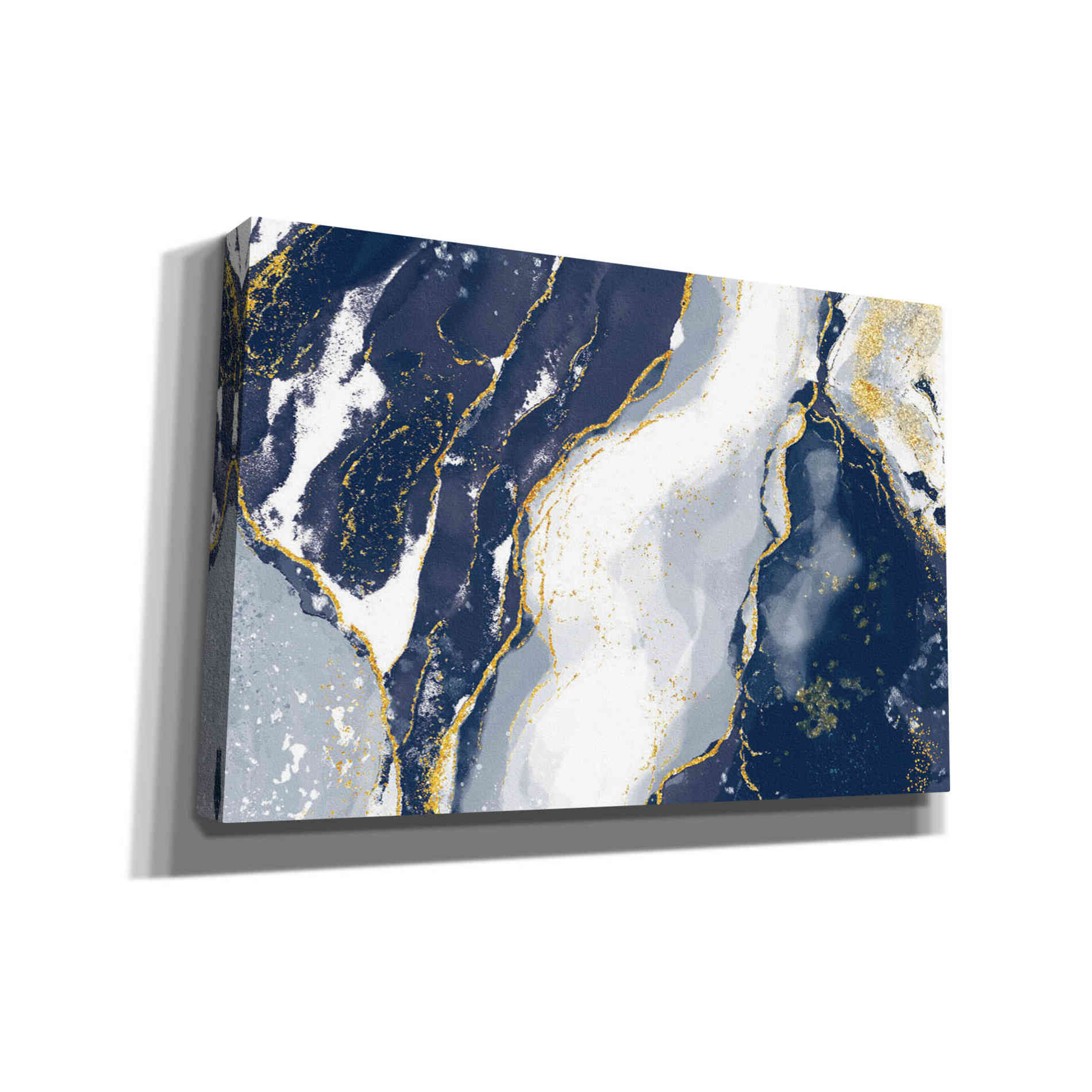 'Indigo Reverie' by Delores Naskrent, Canvas Wall Art