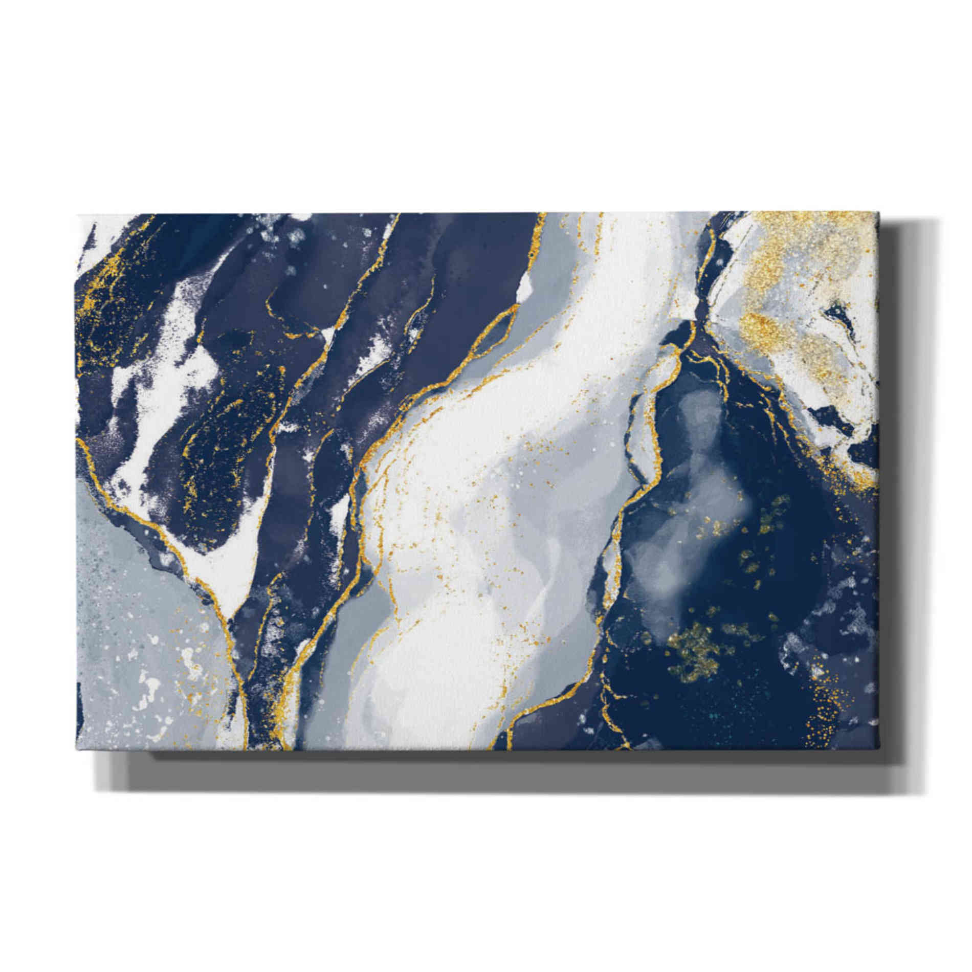 'Indigo Reverie' by Delores Naskrent, Canvas Wall Art