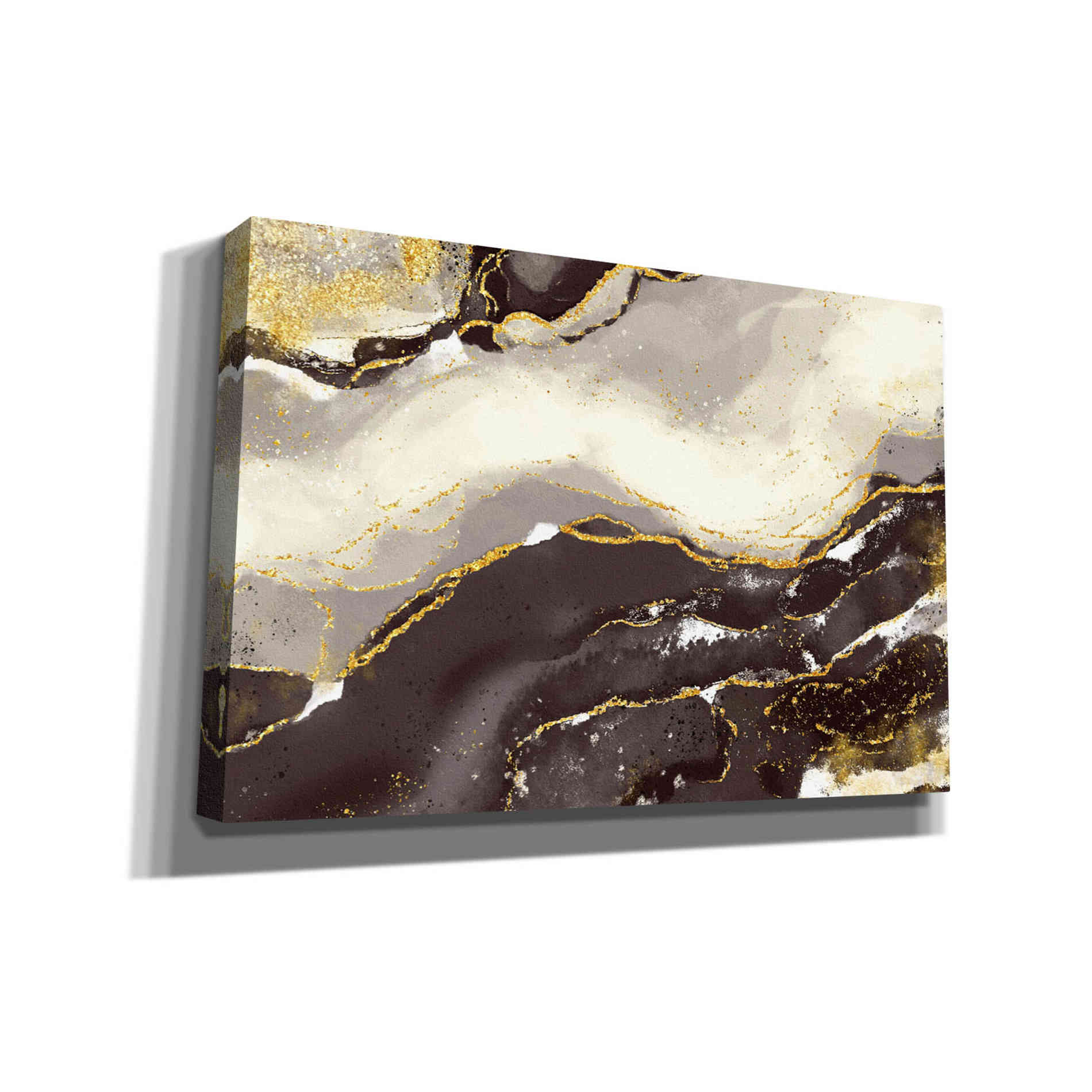 'Bisque Glimmer' by Delores Naskrent, Canvas Wall Art