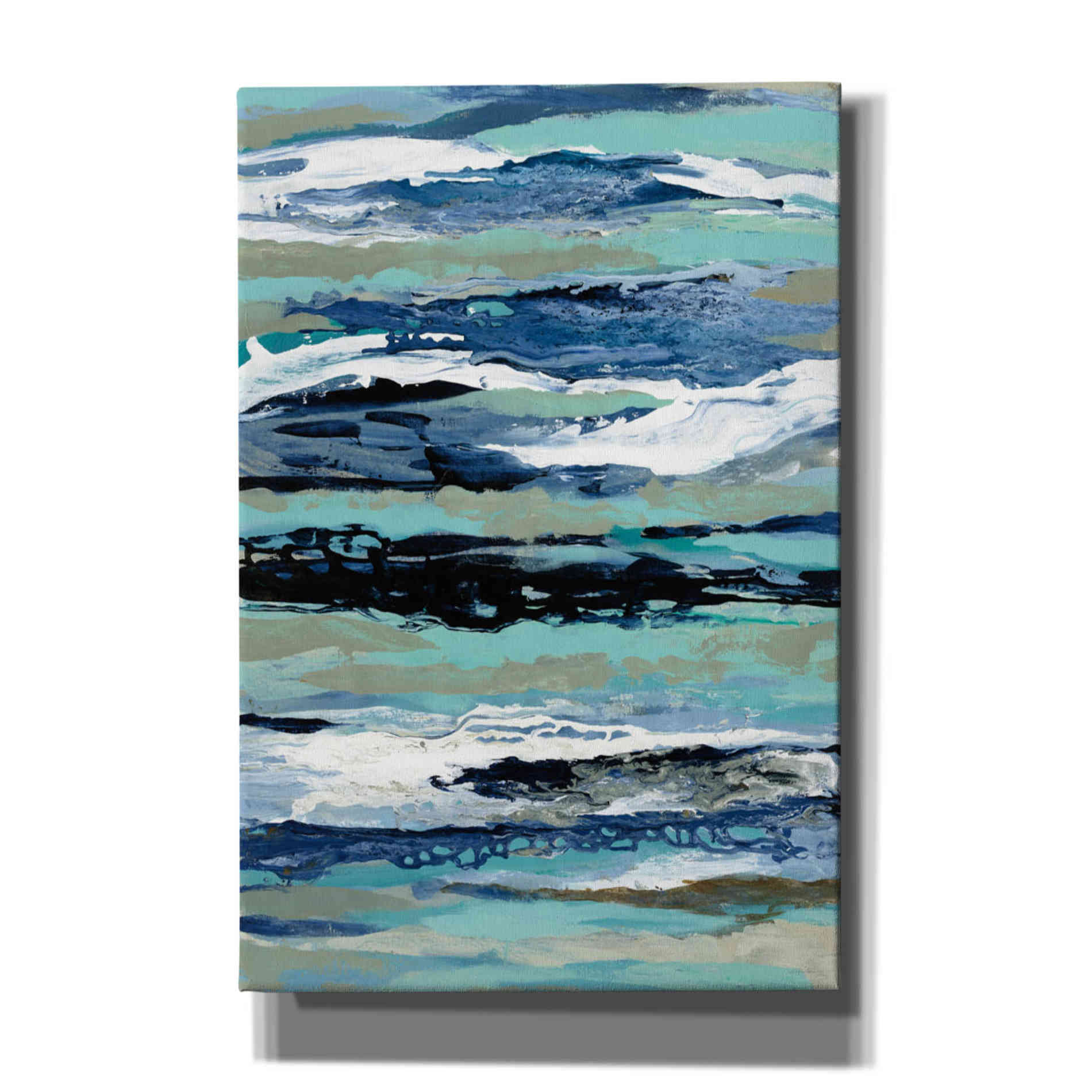 'Coastal Sea Foam I' by Silvia Vassileva, Canvas Wall Art