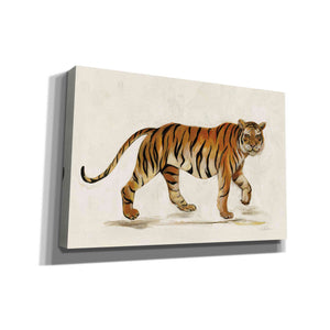 'Walking Tiger Light' by Silvia Vassileva, Canvas Wall Art