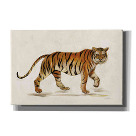 'Walking Tiger Light' by Silvia Vassileva, Canvas Wall Art
