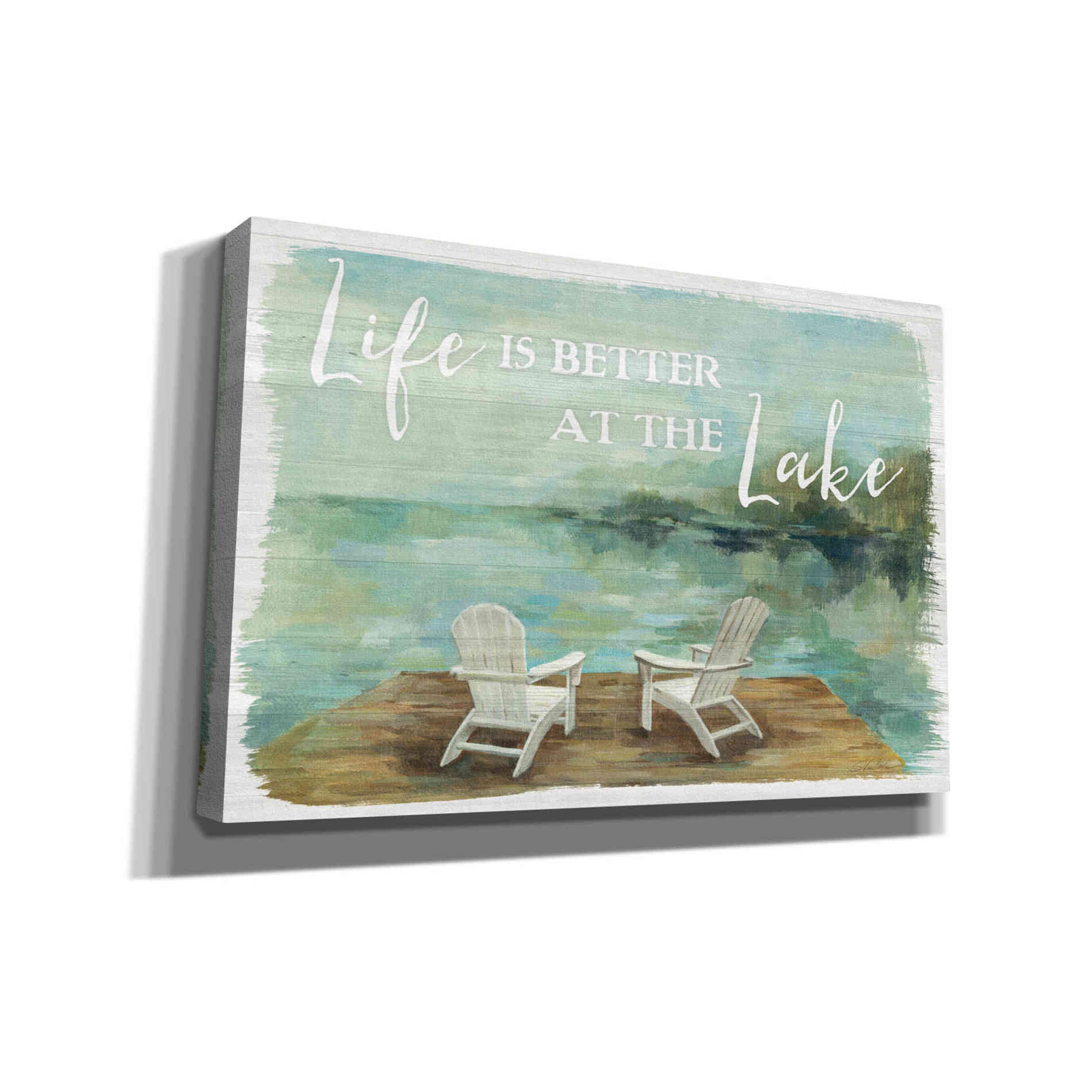 'Lakeside Retreat I' by Silvia Vassileva, Canvas Wall Art