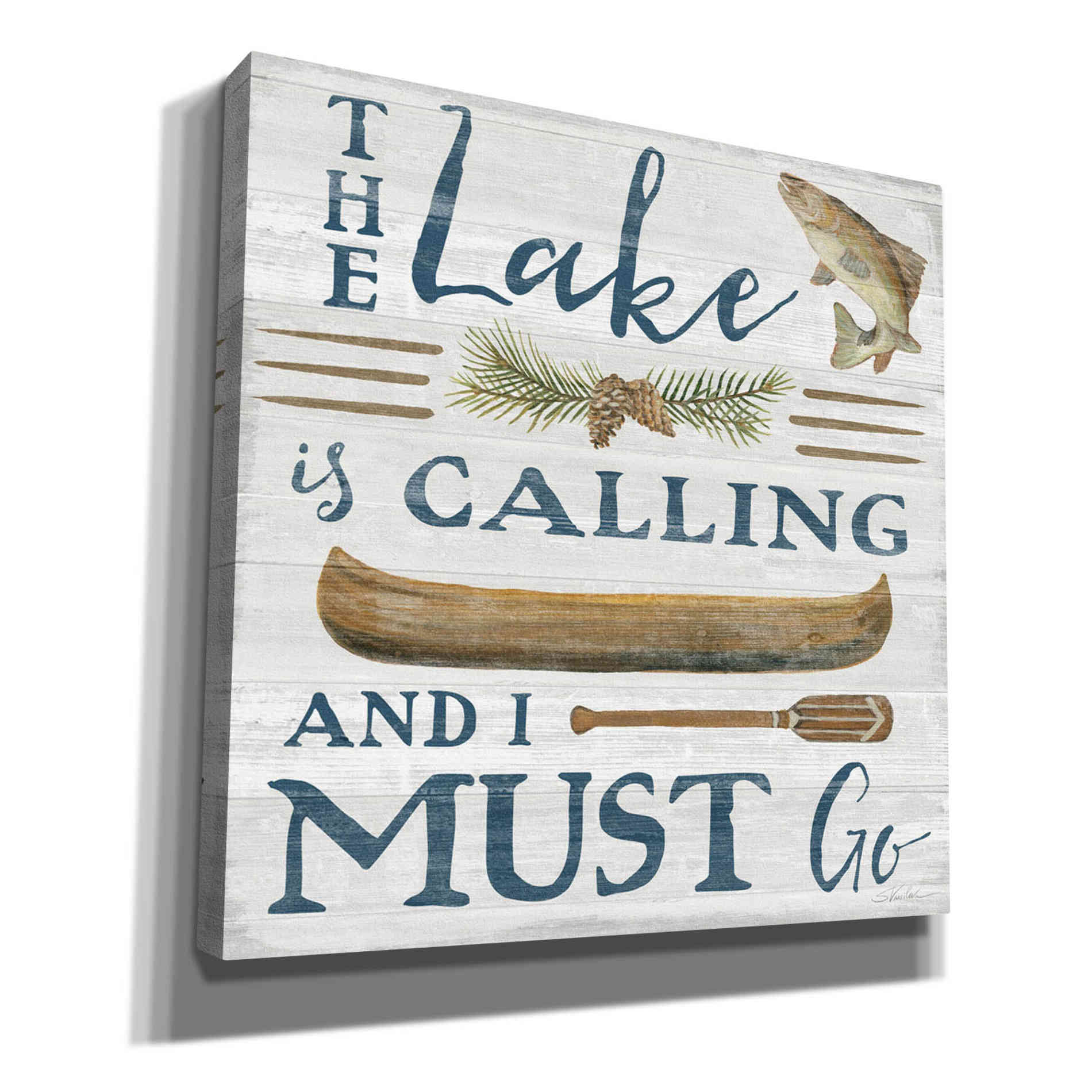 'Lakeside Retreat VIII' by Silvia Vassileva, Canvas Wall Art