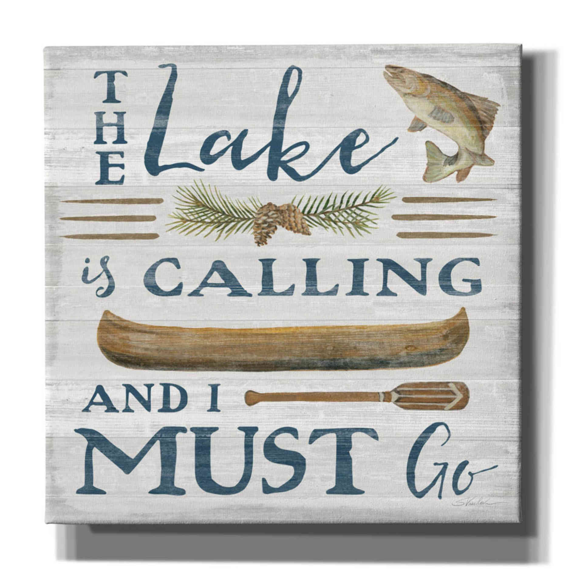 'Lakeside Retreat VIII' by Silvia Vassileva, Canvas Wall Art