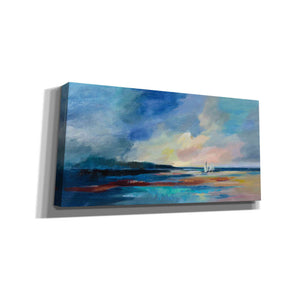 'Ultramarine Sea and Sky' by Silvia Vassileva, Canvas Wall Art