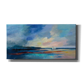 'Ultramarine Sea and Sky' by Silvia Vassileva, Canvas Wall Art