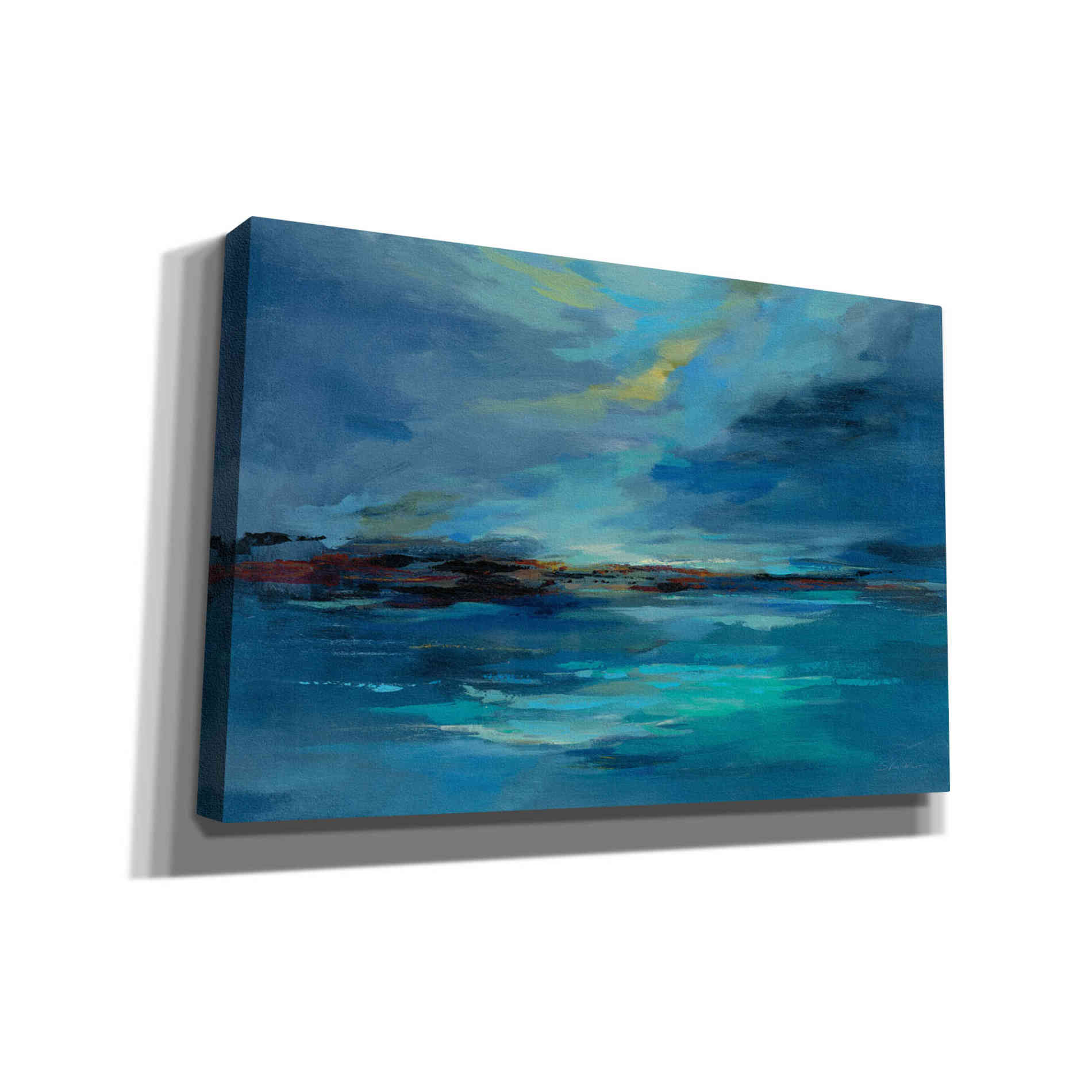 'Early Morning Sea' by Silvia Vassileva, Canvas Wall Art