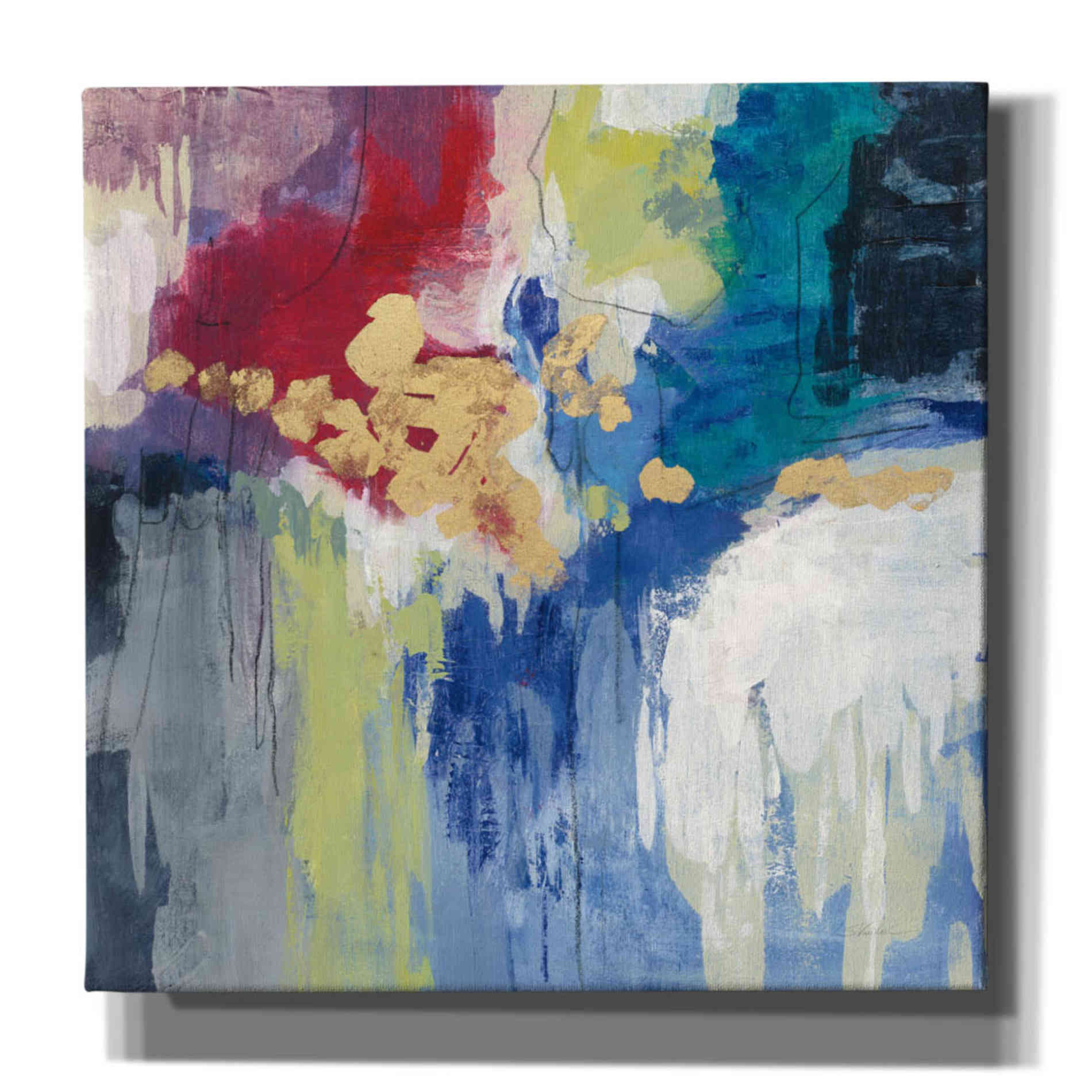 'Sparkle Abstract III' by Silvia Vassileva, Canvas Wall Art