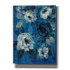 'Loose Flowers on Blue II' by Silvia Vassileva, Canvas Wall Art
