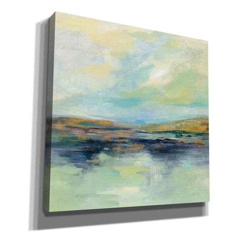 Image of 'Golden Fields by the River' by Silvia Vassileva, Canvas Wall Art