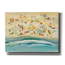 'Beach Day' by Silvia Vassileva, Canvas Wall Art