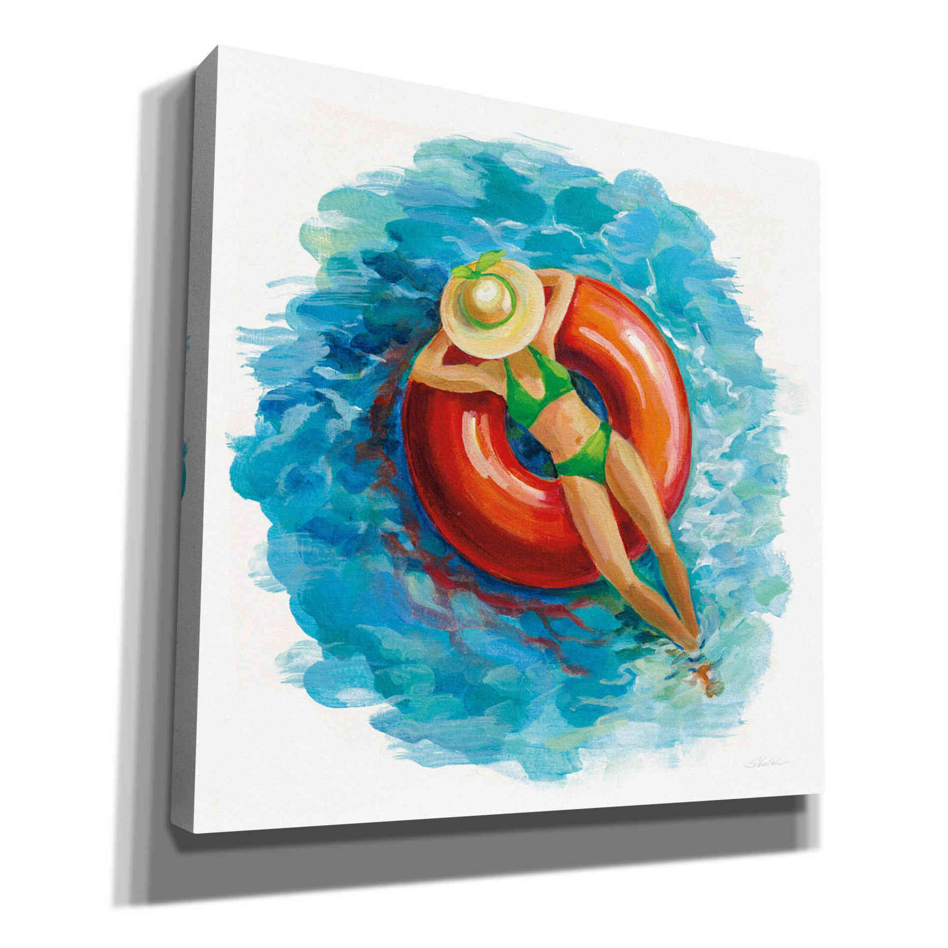 'Sunbather I' by Silvia Vassileva, Canvas Wall Art