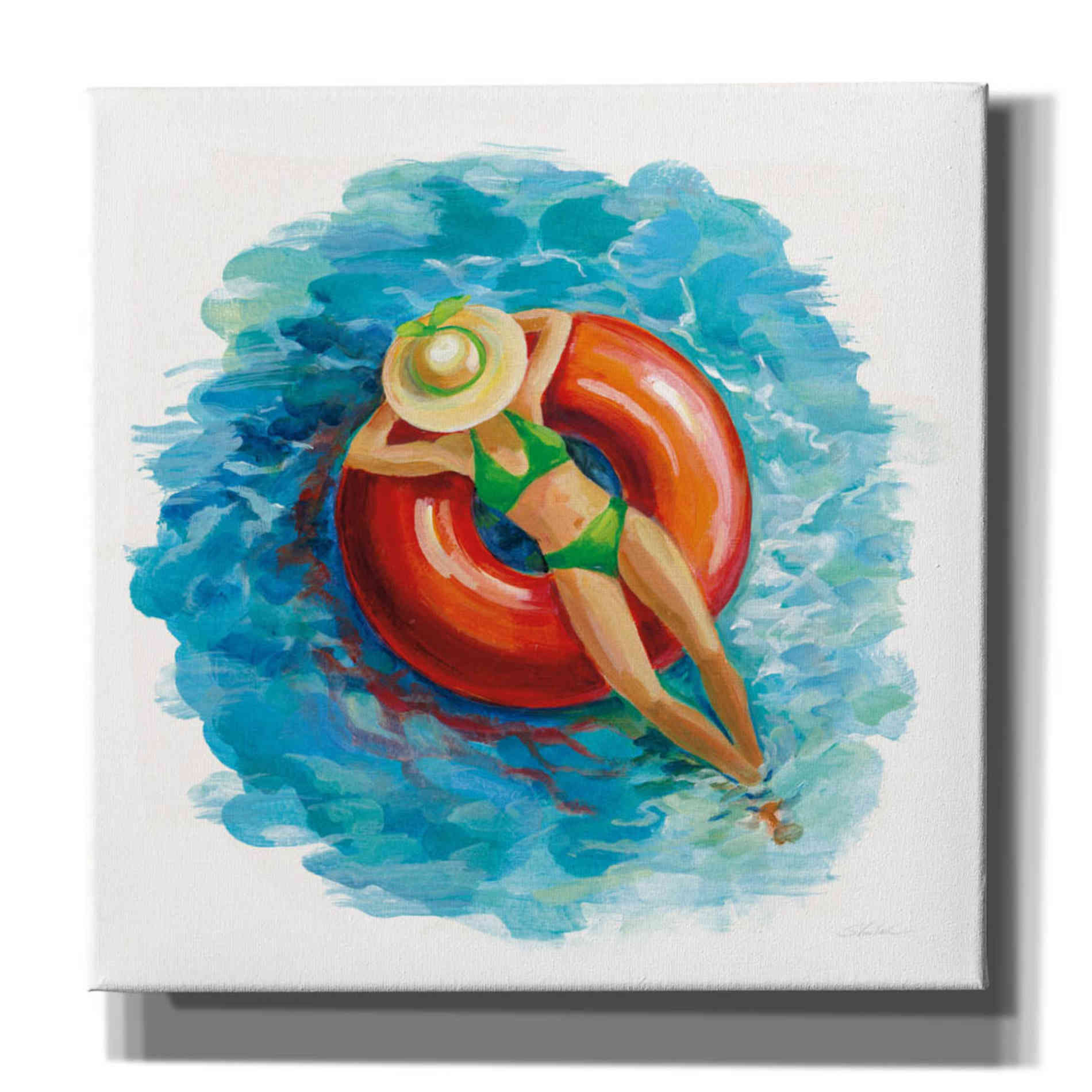 'Sunbather I' by Silvia Vassileva, Canvas Wall Art
