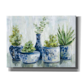 'Chinoiserie Plants Bright' by Silvia Vassileva, Canvas Wall Art