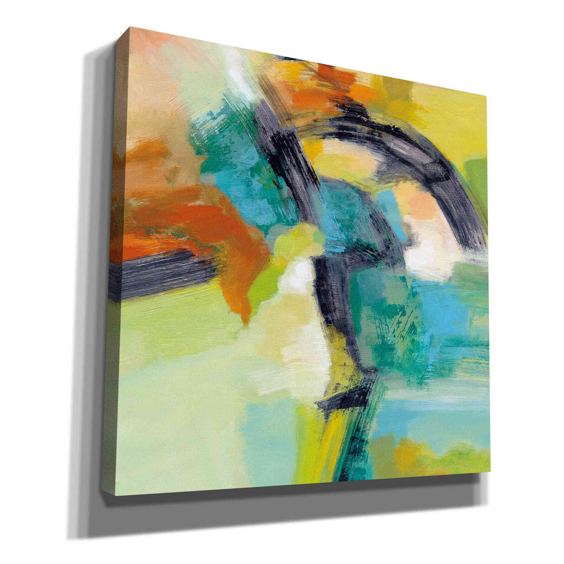 'Rainbow on the Asphalt' by Silvia Vassileva, Canvas Wall Art