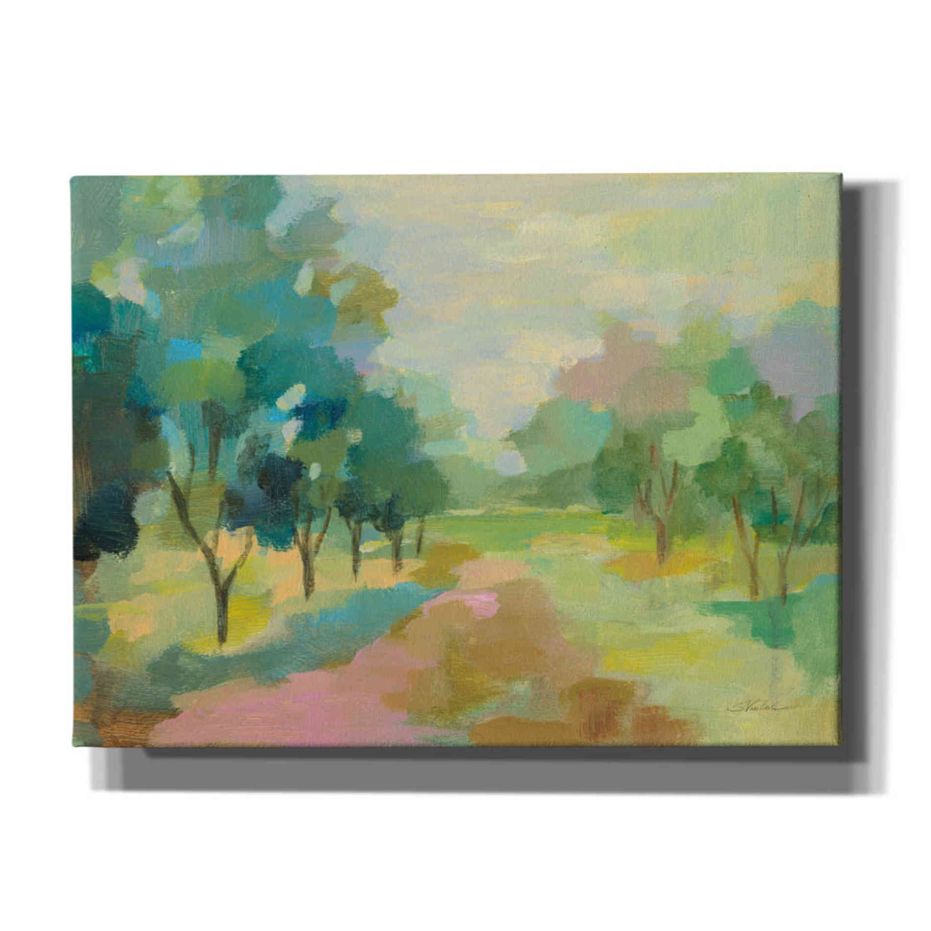 'Sunrise Forest' by Silvia Vassileva, Canvas Wall Art