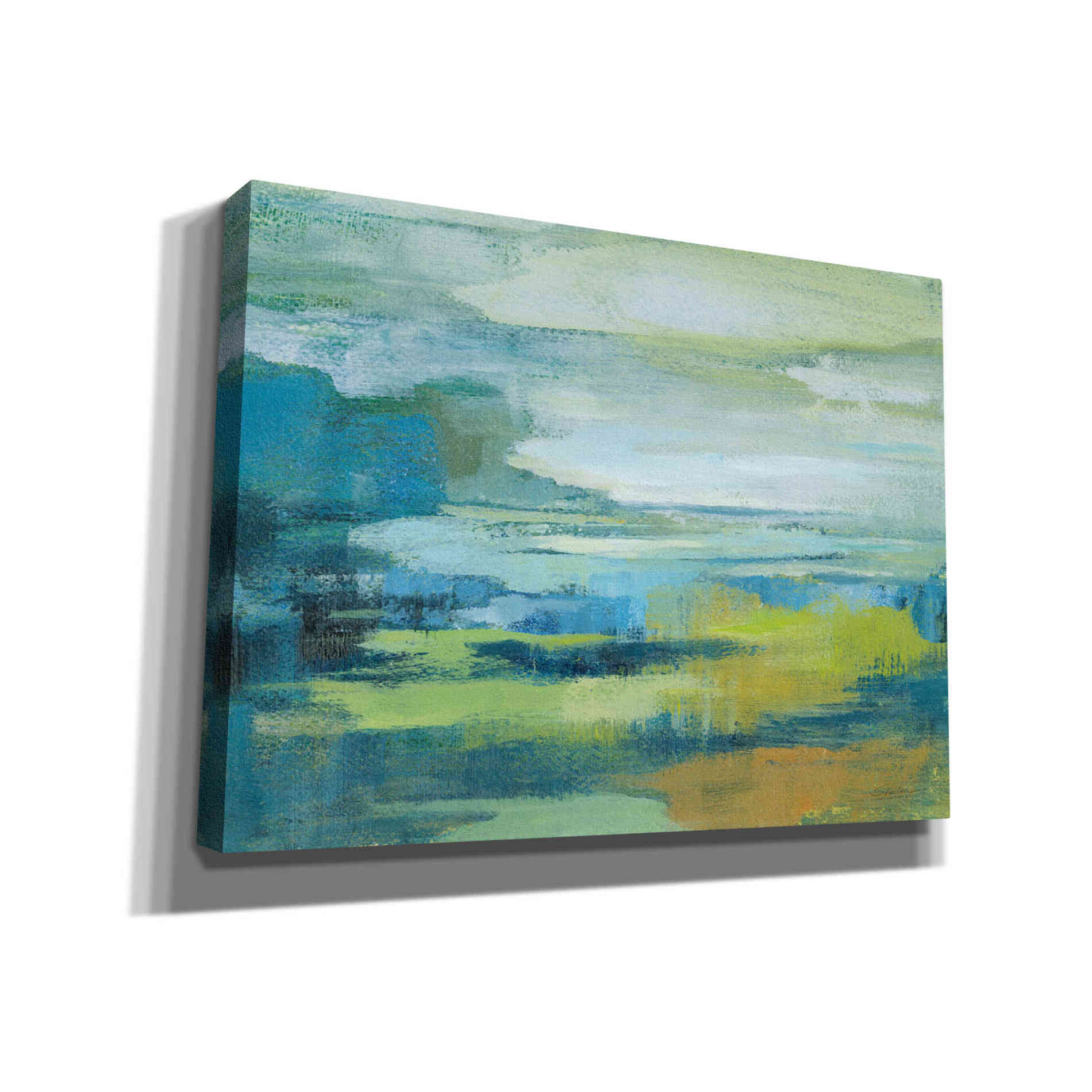 'Early Spring Lake' by Silvia Vassileva, Canvas Wall Art