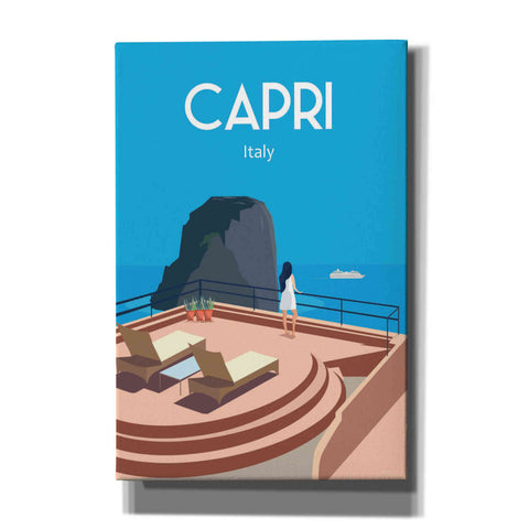Image of 'Capri Italy' by Arctic Frame, Canvas Wall Art