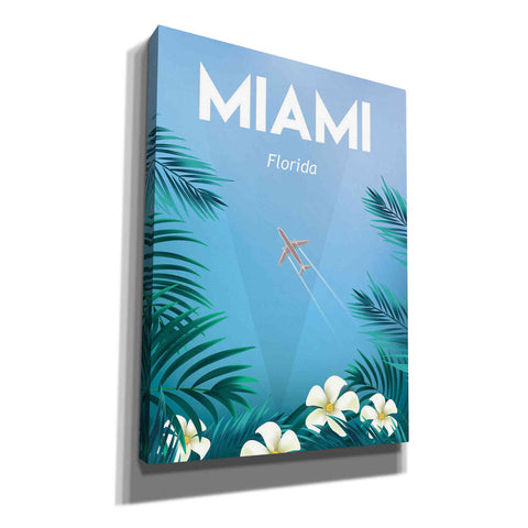 Image of 'Miami' by Arctic Frame, Canvas Wall Art