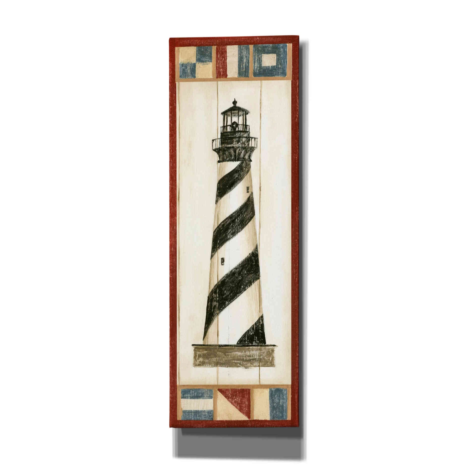 "Americana Lighthouse II" by Ethan Harper, Canvas Wall Art