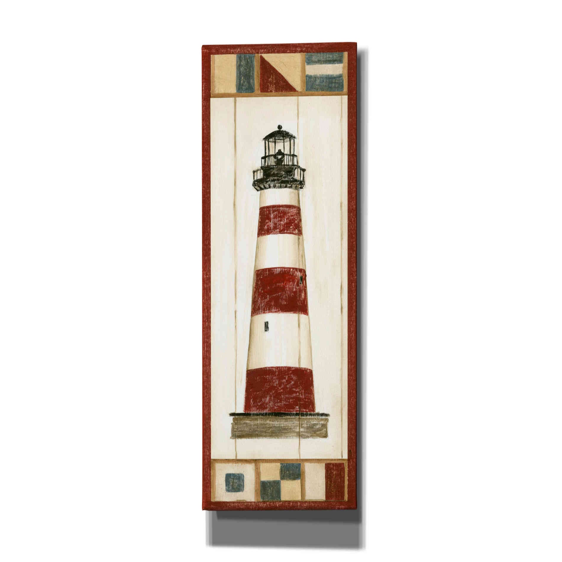 "Americana Lighthouse I" by Ethan Harper, Canvas Wall Art