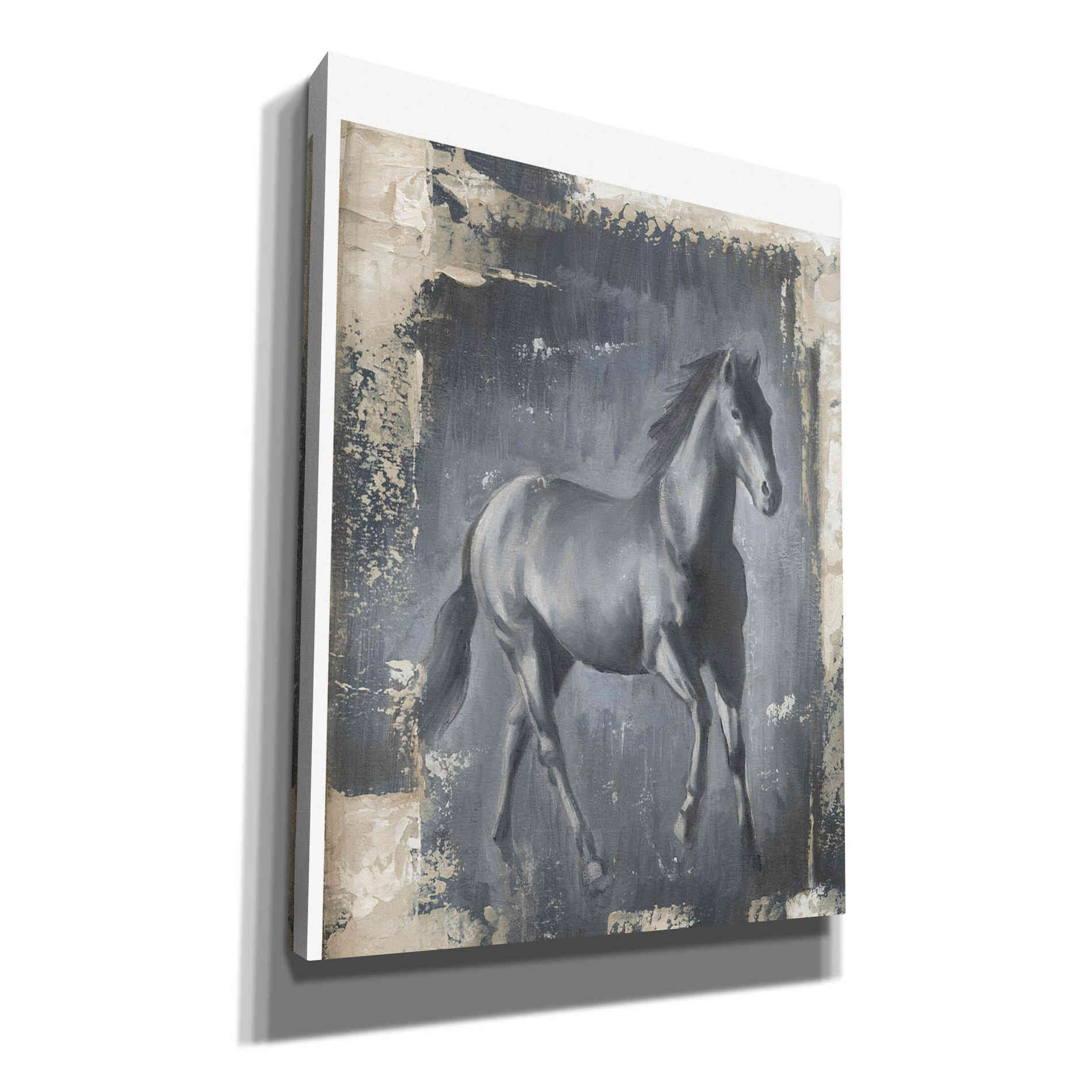 "Running Stallion I" by Ethan Harper, Canvas Wall Art