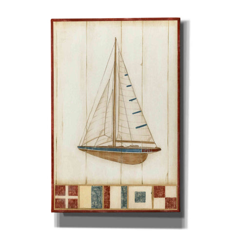 Image of "Americana Yacht I" by Ethan Harper, Canvas Wall Art