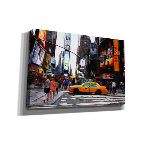 Image of 'Times Square' by Linda Woods, Canvas Wall Art