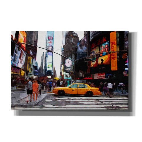 Image of 'Times Square' by Linda Woods, Canvas Wall Art