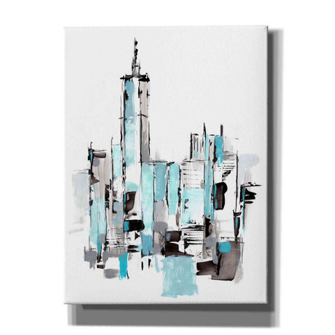 Image of "Blue City II" by Ethan Harper, Canvas Wall Art