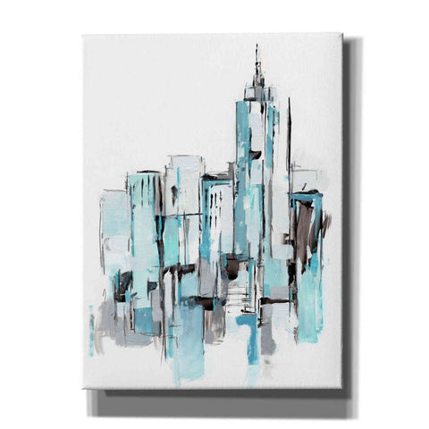 Image of "Blue City I" by Ethan Harper, Canvas Wall Art