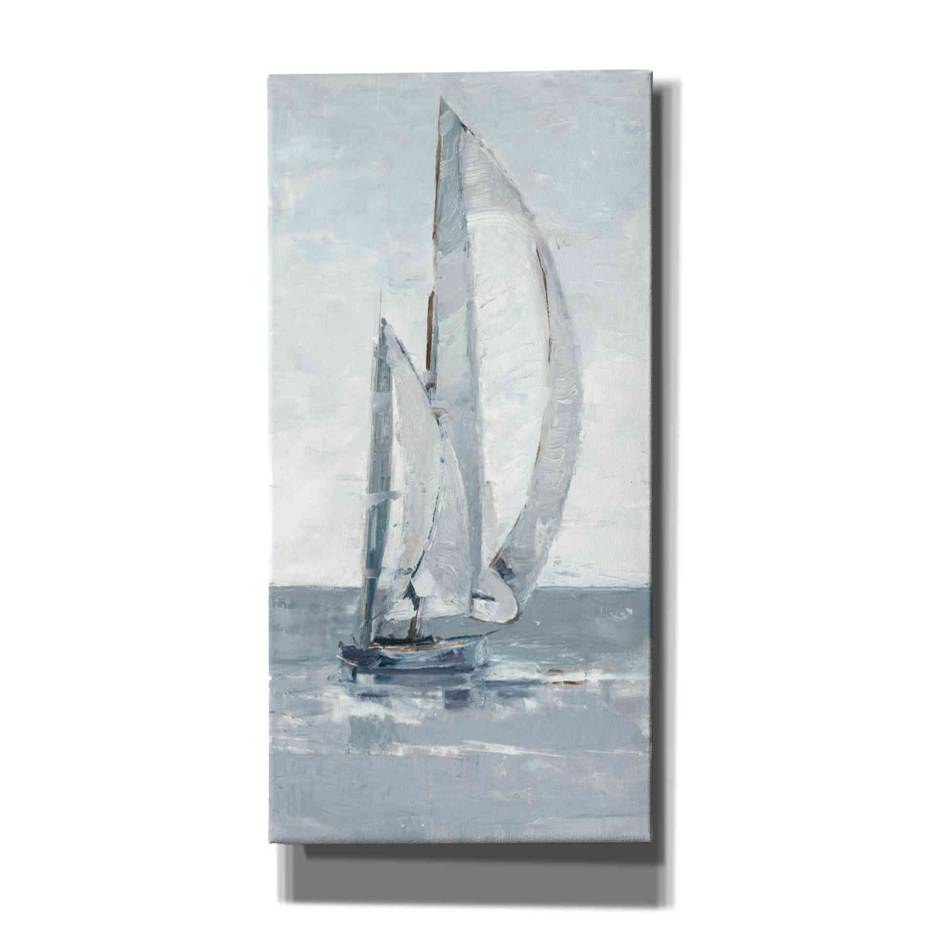 "Grey Seas II" by Ethan Harper, Canvas Wall Art