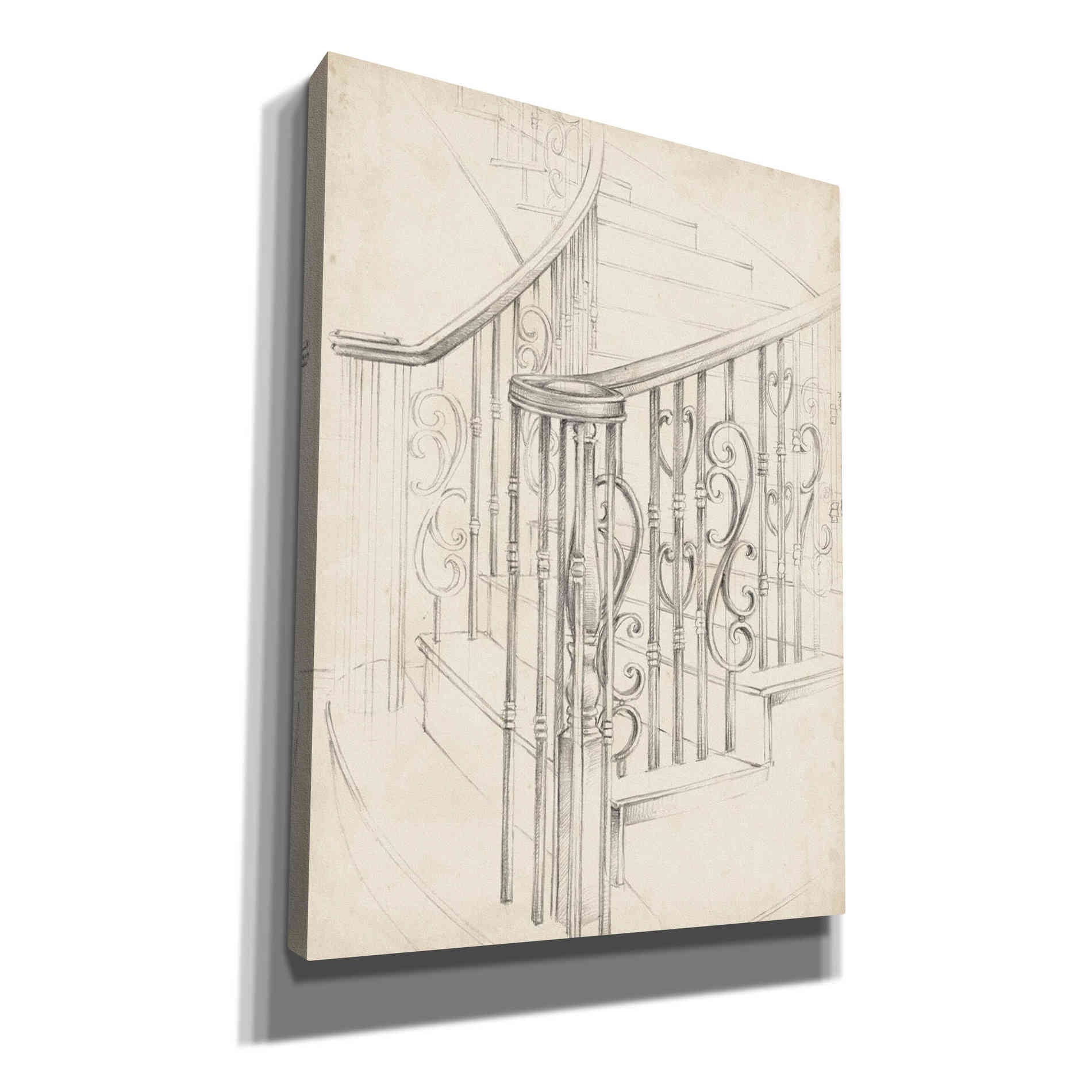 "Iron Railing Design II" by Ethan Harper, Canvas Wall Art