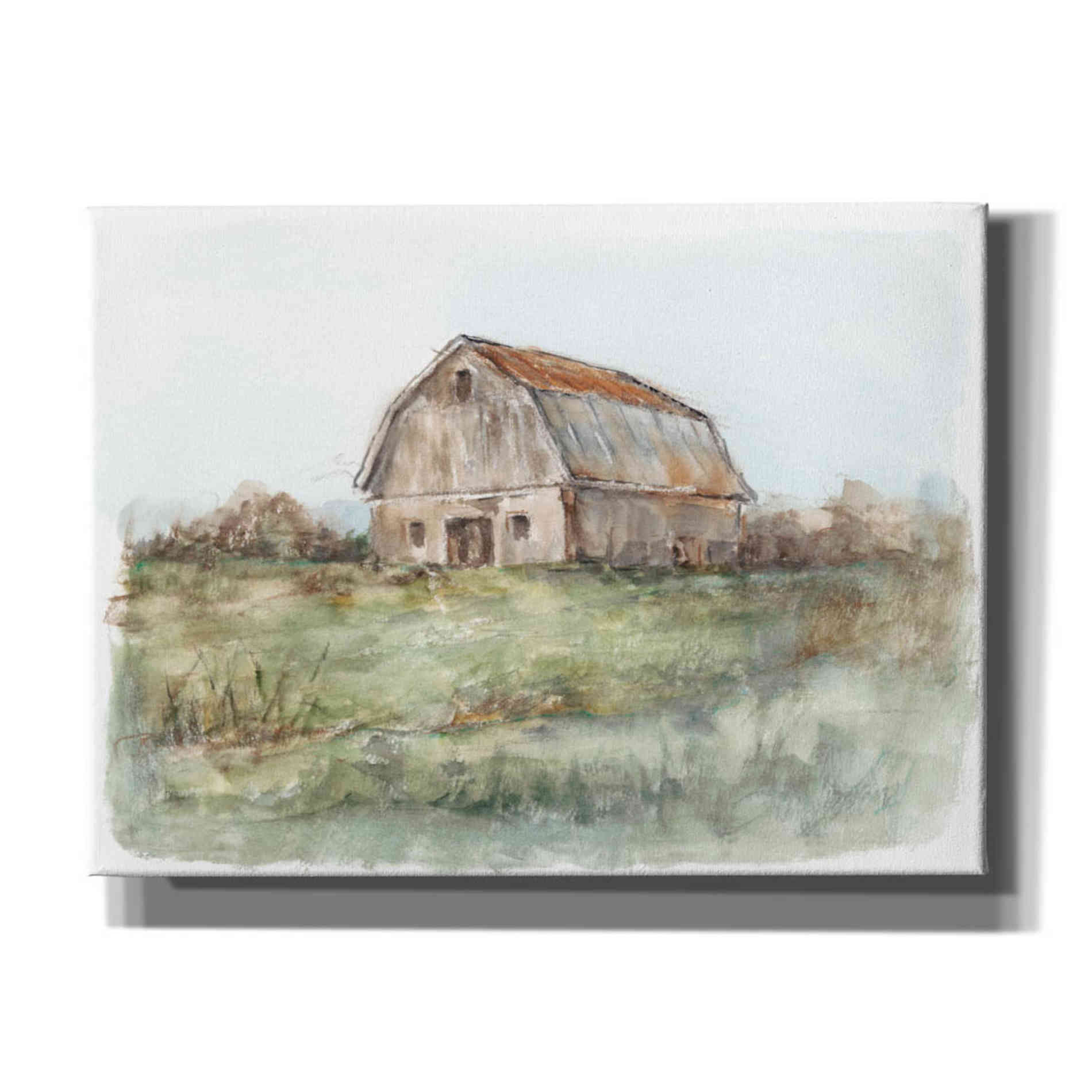 "Tin Roof Barn II" by Ethan Harper, Canvas Wall Art