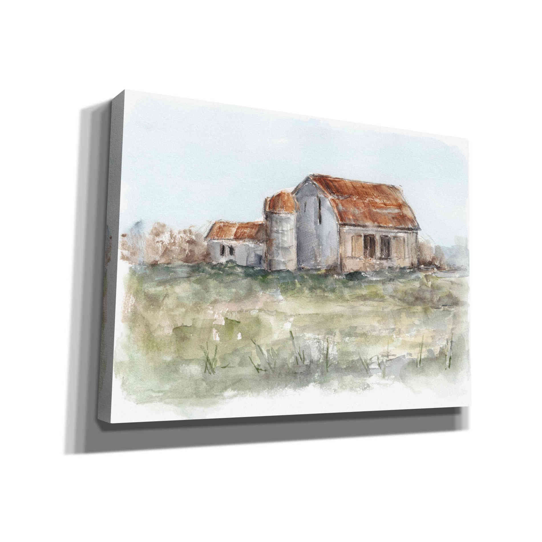 "Tin Roof Barn I" by Ethan Harper, Canvas Wall Art
