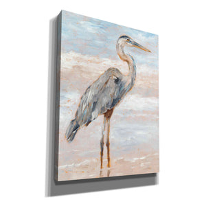 "Beach Heron I" by Ethan Harper, Canvas Wall Art